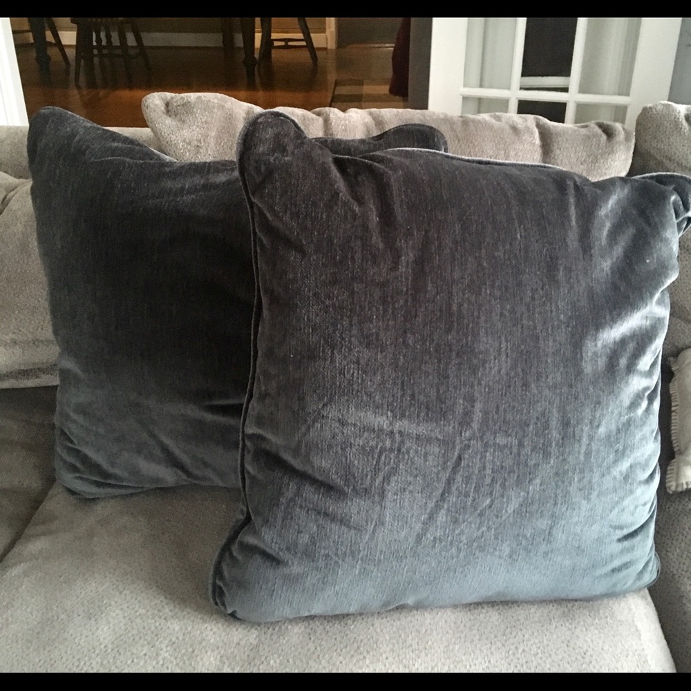 New Ashley Furniture oversized throw pillows.